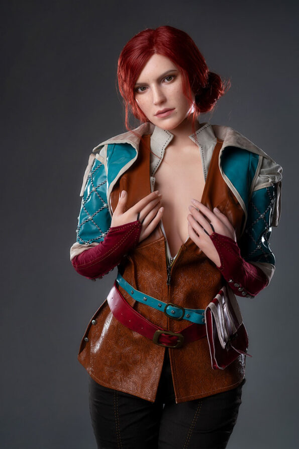 Game Lady Triss Merigold Silicone Sex Doll 168cm5ft6 E-cup The Witcher 3 Cosplay (12)