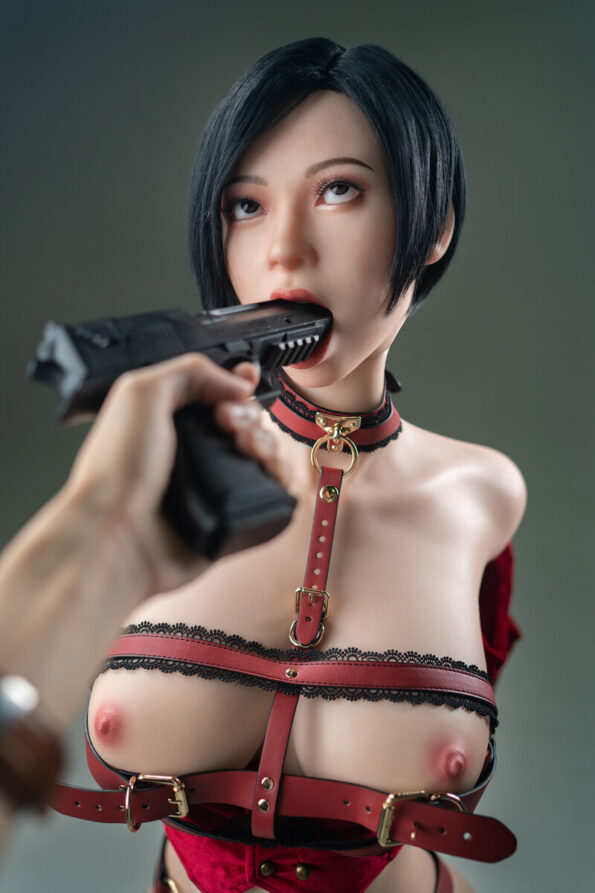 Game Lady Ada Wong Silicone Sex Doll 166cm5ft5 E-cup Moveable Jaw (25)