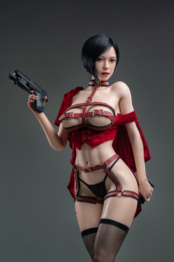 Game Lady Ada Wong Silicone Sex Doll 166cm5ft5 E-cup Moveable Jaw (28)