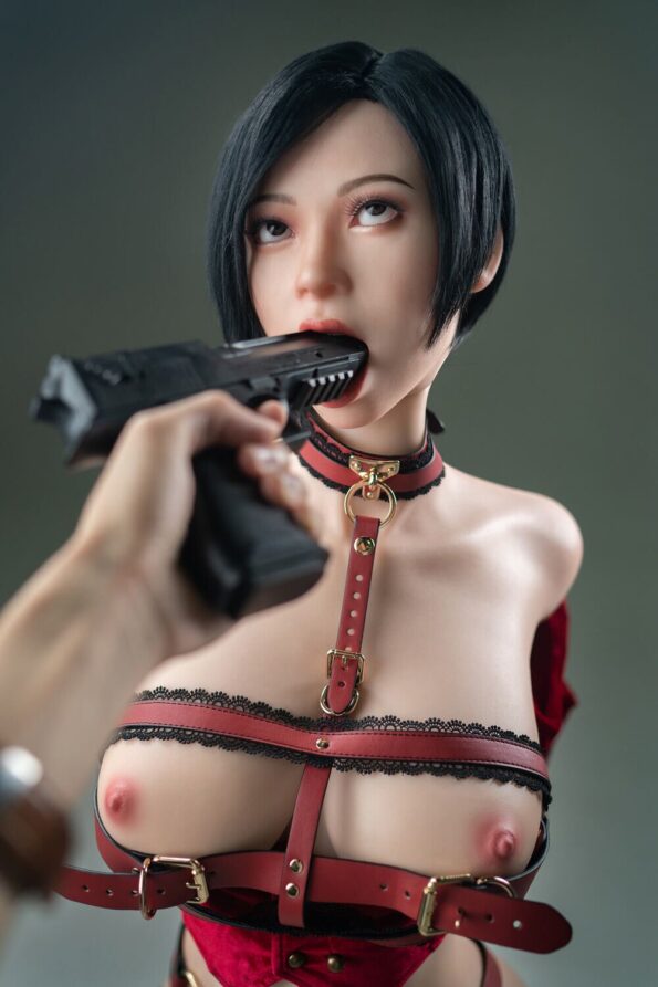 Game Lady Ada Wong Silicone Sex Doll 166cm5ft5 E-cup Moveable Jaw (6)